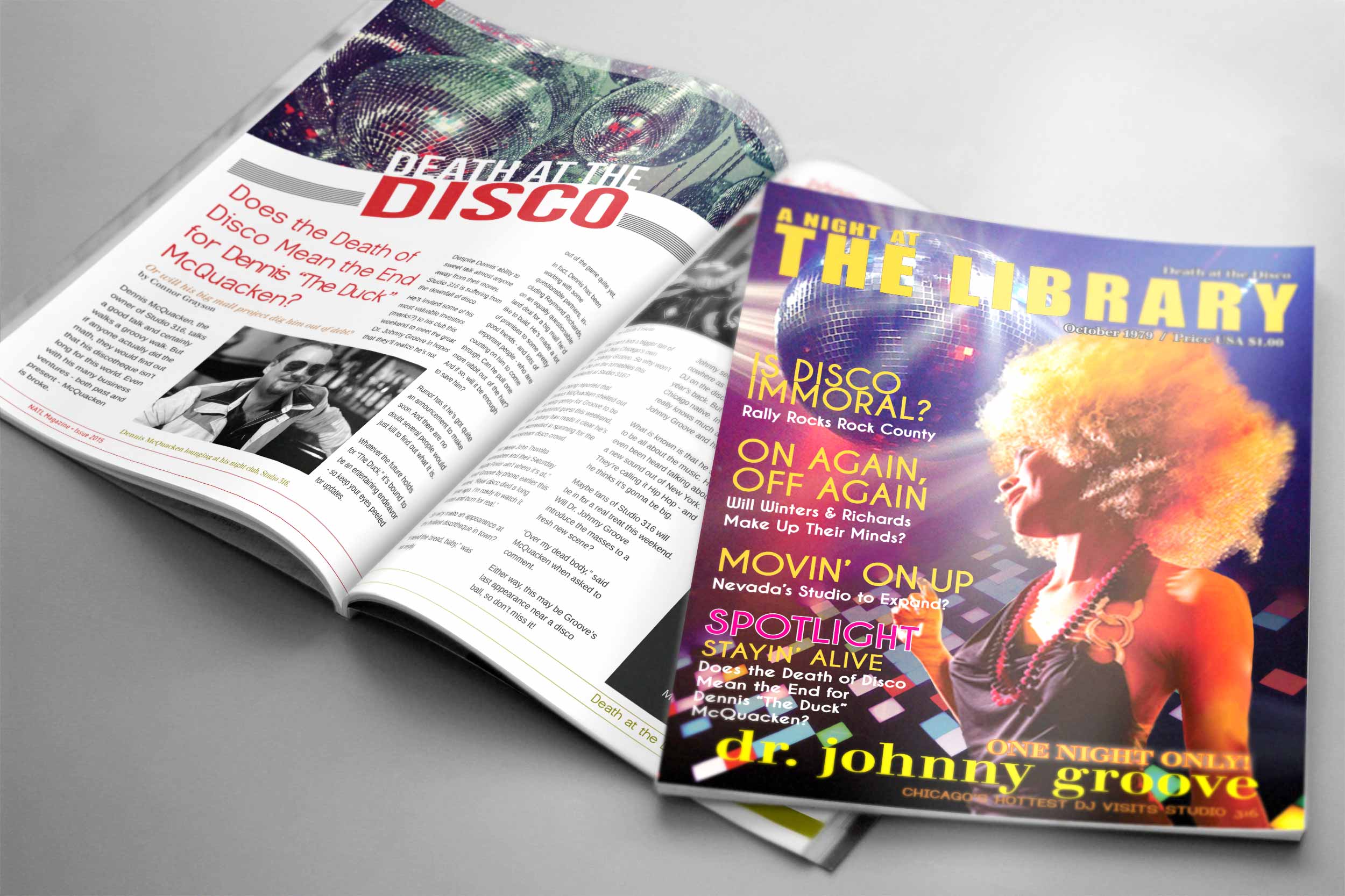 Death at the Disco Promotional Magazine